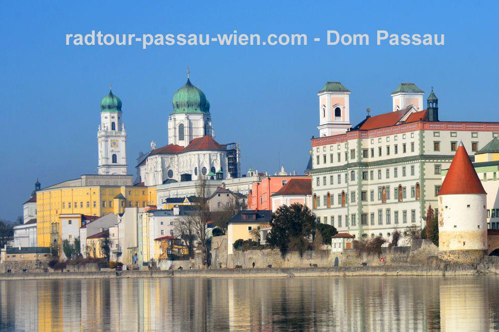 Radtour Passau-Wien - Dom St.Stephan in Passau
