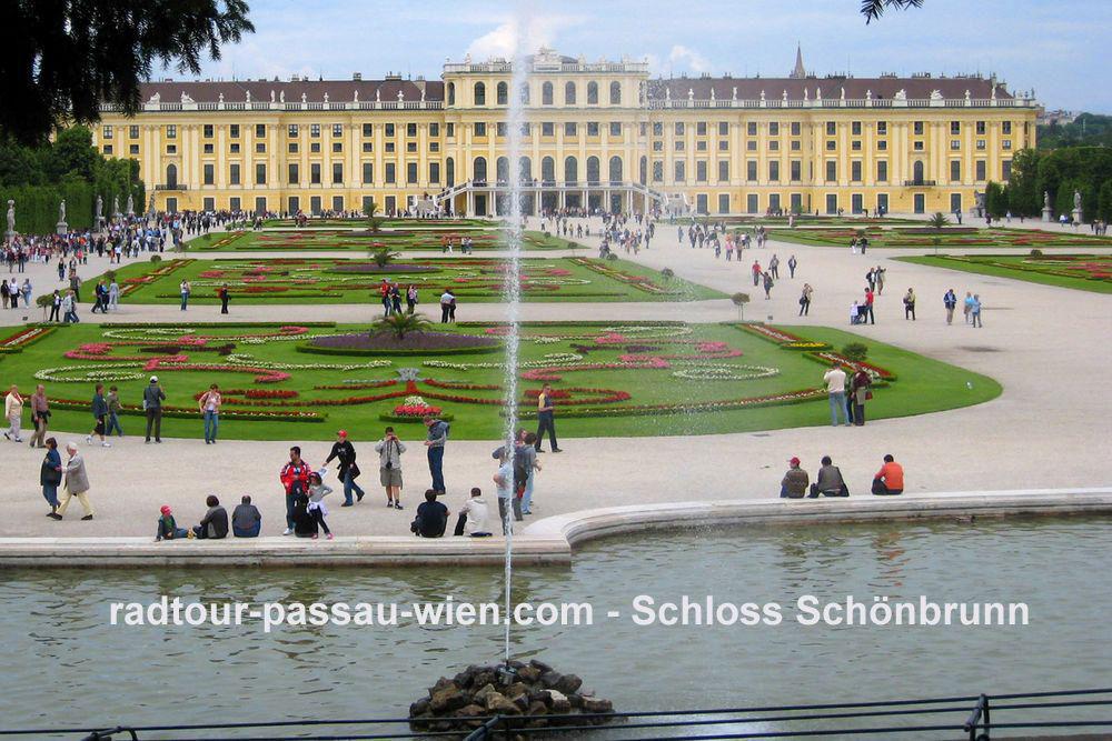 Radtour Passau-Wien - Schloss Schönbrunn