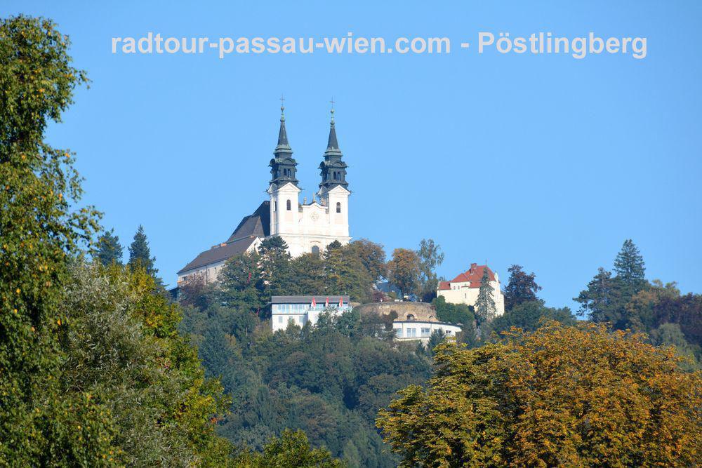 Radtour Passau-Wien - Wallfahrtskirche auf dem Pöstlingberg